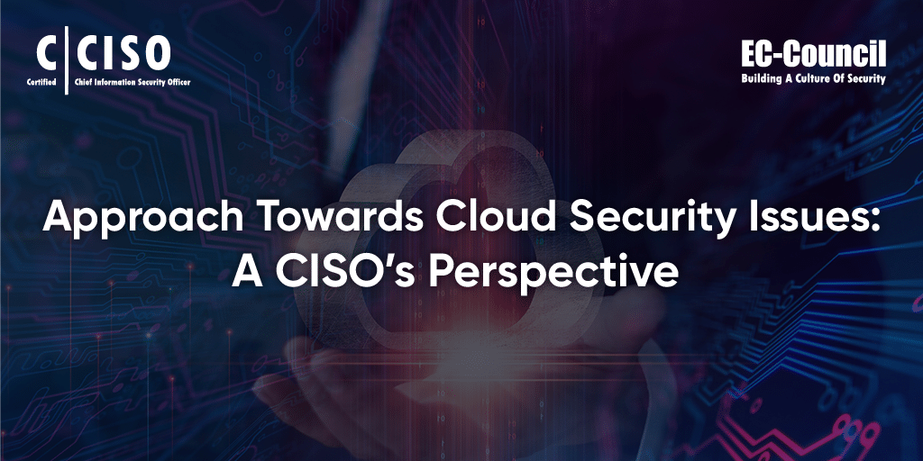 Approach Towards Cloud Security Issues A CISO’s Perspective